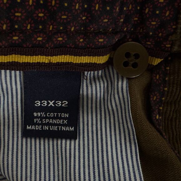 New Cremieux Newport Corduroy Pants Men's Size 33 x 32 - Picture 5 of 8